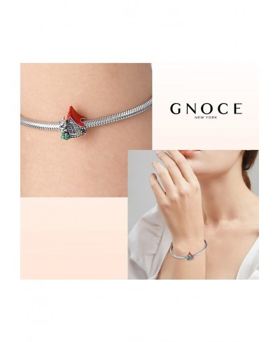 Fairy Tale House Charm Bead Sterling Silver Fit Bracelet/Necklace Gift For Women Girls Wife Daughter $19.39 Charms & Charm Br...