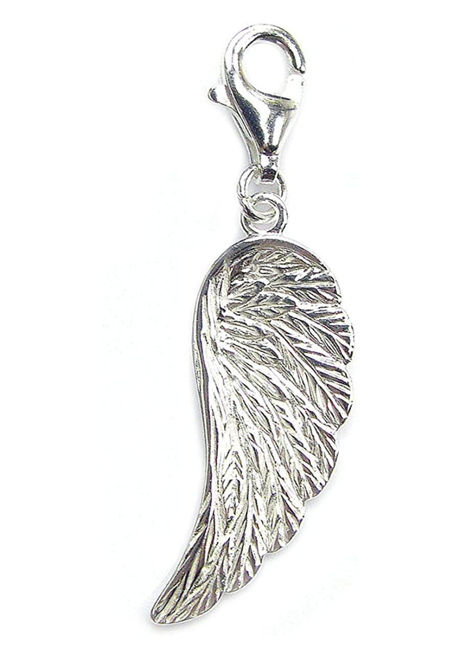 Sterling Silver Angel Wing European Style Clasp Charm $21.39 Charms & Charm Bracelets