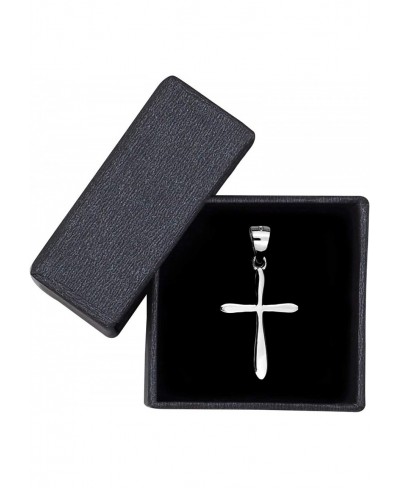 Necklace Pendant 925 Silver - Cross Design - 60117 $17.90 Pendants & Coins