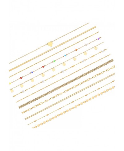 12Pcs Beach Bikini Belly Chain Jewelry for Women Rhinestone Beads Waist Chain Sexy Gold Body Chain Jewelry for Summer $19.94 ...