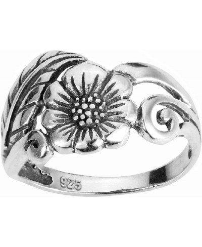 925 Sterling Silver Karen's Flower Ring (Comes in Colors) $18.42 Statement