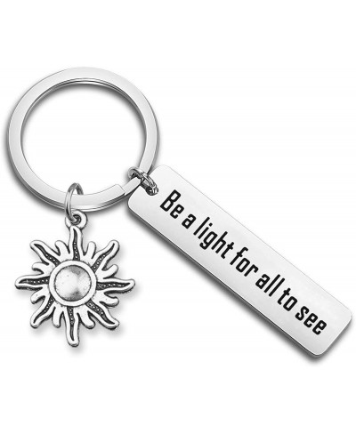 Sun Keychain Be A Light for All to See Inspirational Jewelry Graduation Gift $14.16 Pendants & Coins