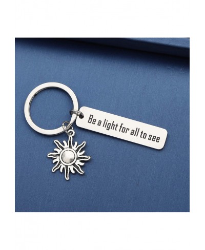 Sun Keychain Be A Light for All to See Inspirational Jewelry Graduation Gift $14.16 Pendants & Coins