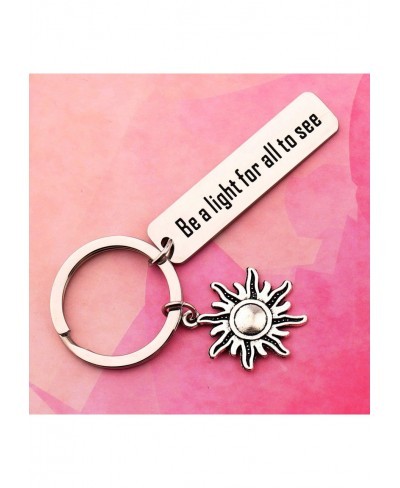 Sun Keychain Be A Light for All to See Inspirational Jewelry Graduation Gift $14.16 Pendants & Coins