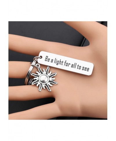 Sun Keychain Be A Light for All to See Inspirational Jewelry Graduation Gift $14.16 Pendants & Coins