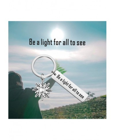 Sun Keychain Be A Light for All to See Inspirational Jewelry Graduation Gift $14.16 Pendants & Coins