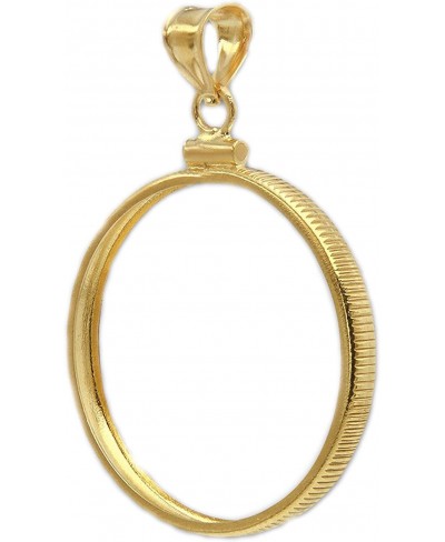 Gold Piece 1/20th 14k Gold Filled Coin Edge Coin Bezel Frame Mount Pendant $18.05 Pendants & Coins