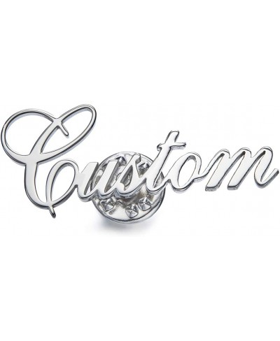 Personalized Custom Name Brooch Pin Customized Collar Jewelry Steamer needle Brooches for Women $18.56 Brooches & Pins