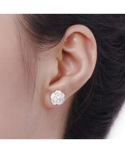 Women Stud Earrings Cherry 925 Sterling Silver Elegant Exquisite Romantic Sensitive Ears Girl's Jewelry Gifts $7.14 Stud