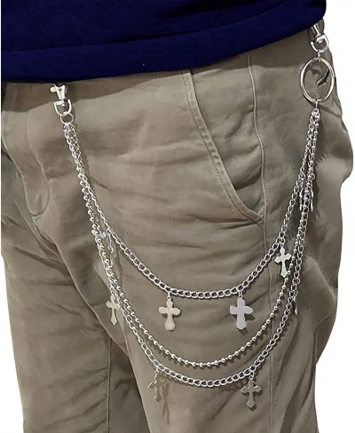 Pant Chain for Men Wallet Chain Jean Chain for Women Chains for Pants Pocket Chain Silver Pants Chain for Women Jean Chain Mu...